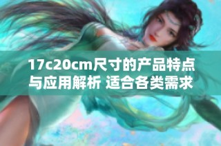 17c20cm尺寸的产品特点与应用解析 适合各类需求的选择指南