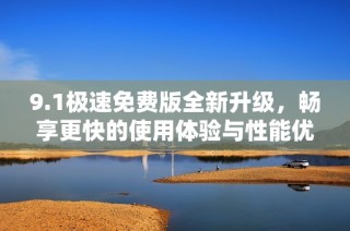 9.1极速免费版全新升级，畅享更快的使用体验与性能优化