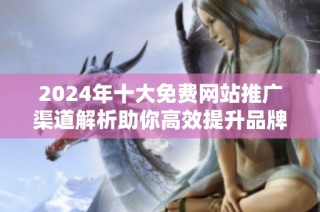 2024年十大免费网站推广渠道解析助你高效提升品牌曝光率