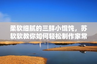 柔软细腻的三鲜小馄饨，苏软软教你如何轻松制作家常美味
