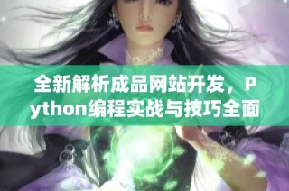 全新解析成品网站开发，Python编程实战与技巧全面分享