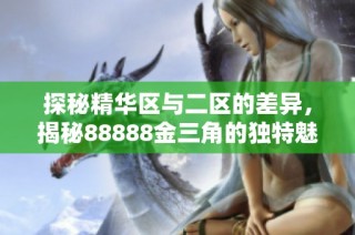 探秘精华区与二区的差异，揭秘88888金三角的独特魅力