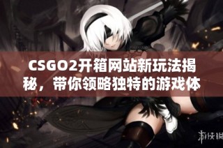CSGO2开箱网站新玩法揭秘，带你领略独特的游戏体验与乐趣