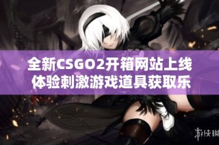 全新CSGO2开箱网站上线 体验刺激游戏道具获取乐趣之旅