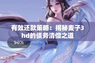 有效还款策略：揭秘麦子3hd的债务清偿之道