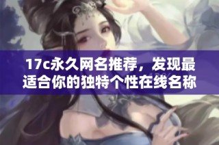 17c永久网名推荐，发现最适合你的独特个性在线名称