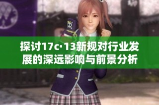 探讨17c·13新规对行业发展的深远影响与前景分析