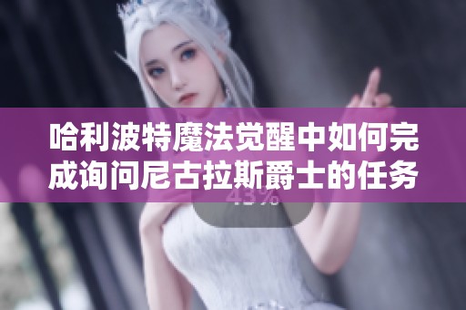 哈利波特魔法觉醒中如何完成询问尼古拉斯爵士的任务攻略分享