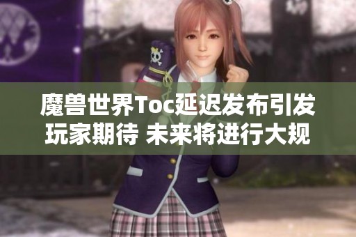 魔兽世界Toc延迟发布引发玩家期待 未来将进行大规模改动与优化