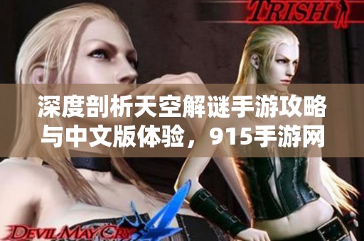 深度剖析天空解谜手游攻略与中文版体验，915手游网带你揭秘游戏魅力