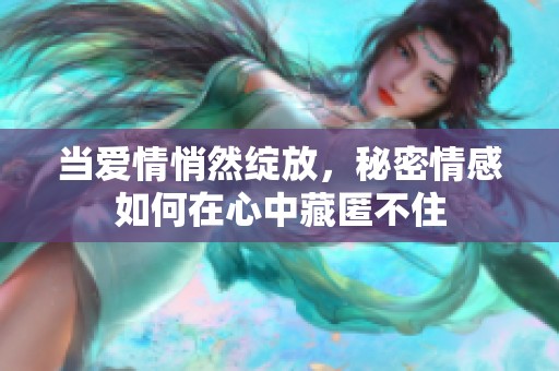 当爱情悄然绽放，秘密情感如何在心中藏匿不住