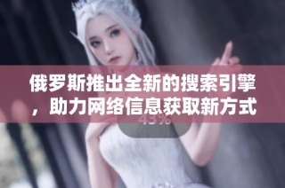 俄罗斯推出全新的搜索引擎，助力网络信息获取新方式