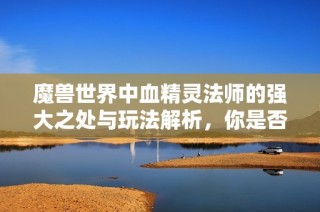 魔兽世界中血精灵法师的强大之处与玩法解析，你是否也想了解更多呢